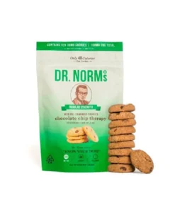 Chocolate Chip Therapy cookies are CBD infused cookies that are soft, fresh, and delicious. Get your baked CBD products from Dr. Norms, today.